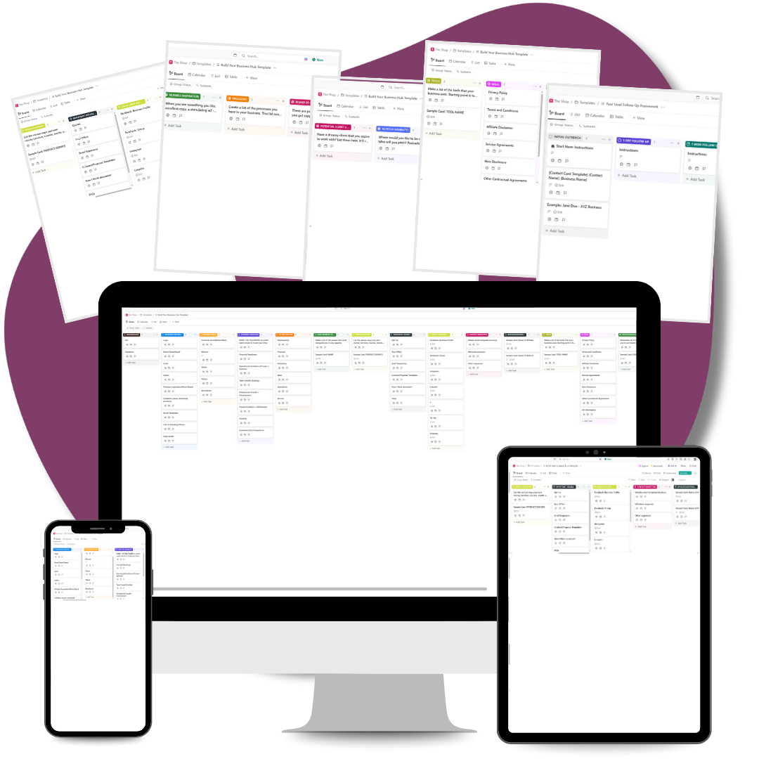 Build Your Business Hub ClickUp Template