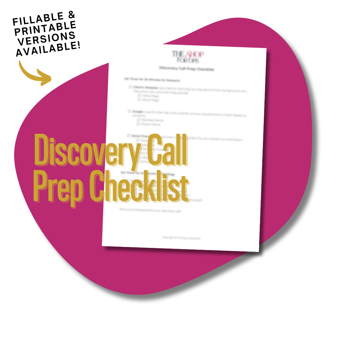 Discovery Call Prep Checklist