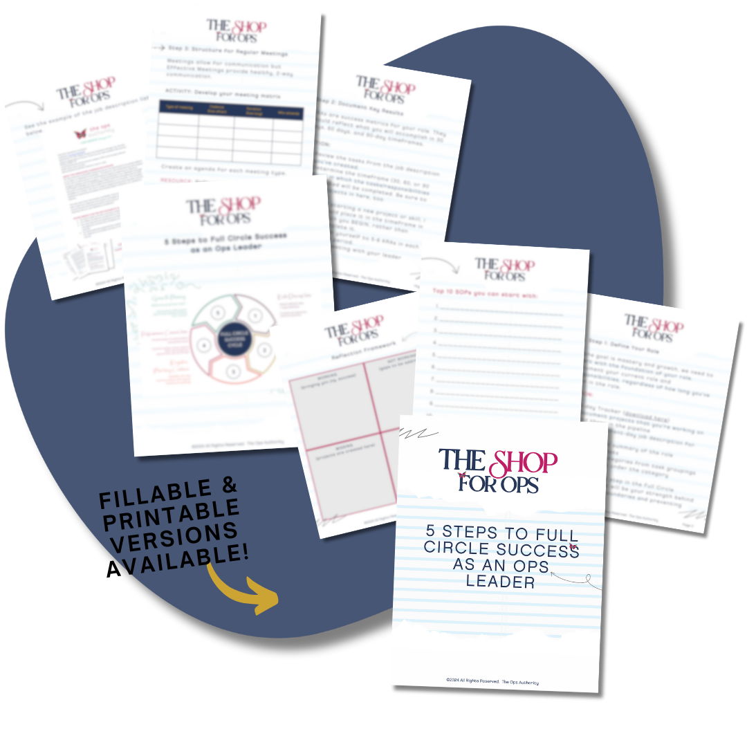 5 Steps to Full Circle Success as an Ops Leader