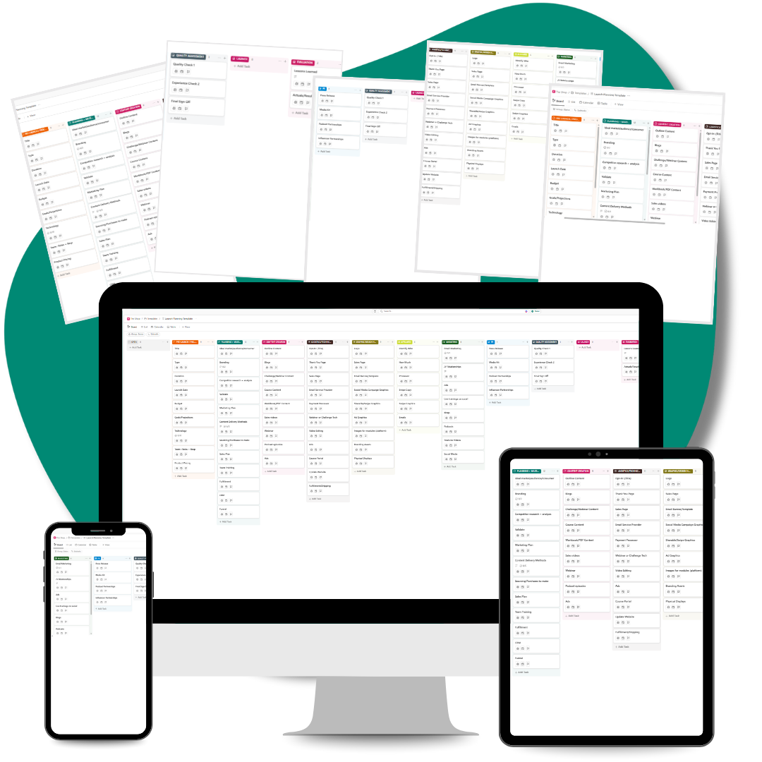 Launch Planning ClickUp Template