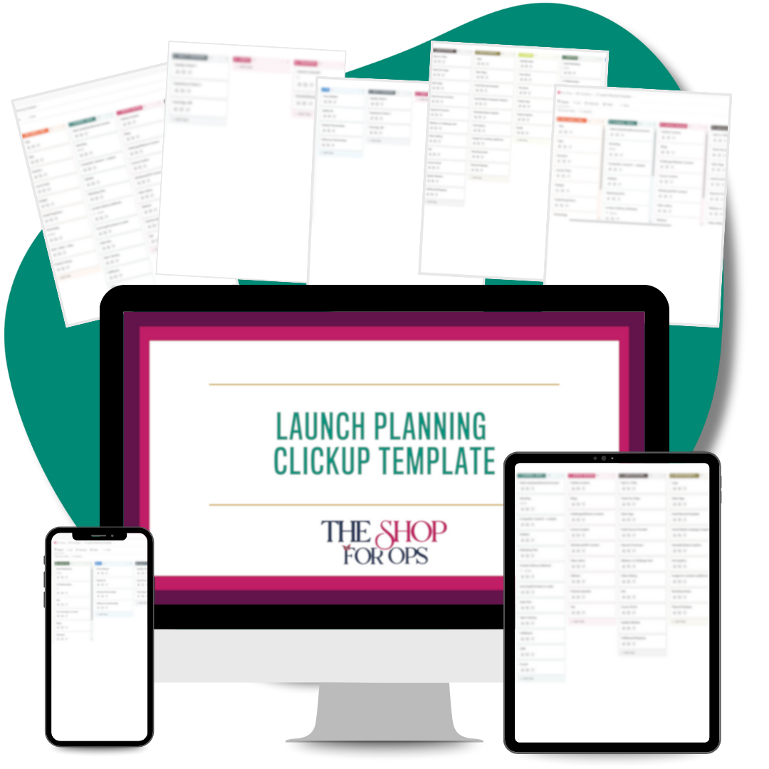 Launch Planning ClickUp Template