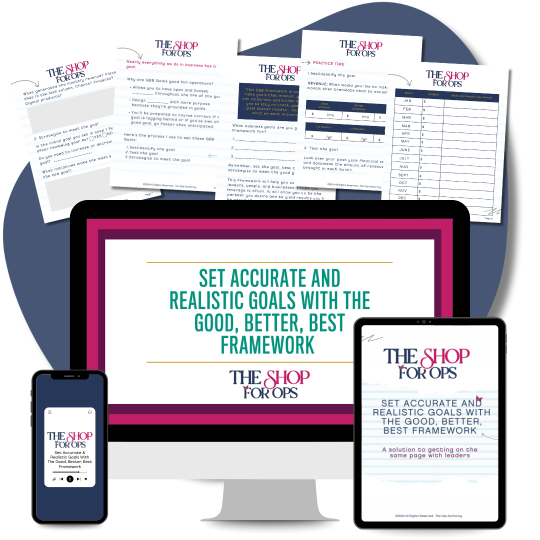 Set Accurate and Realistic Goals With The Good, Better, Best Framework
