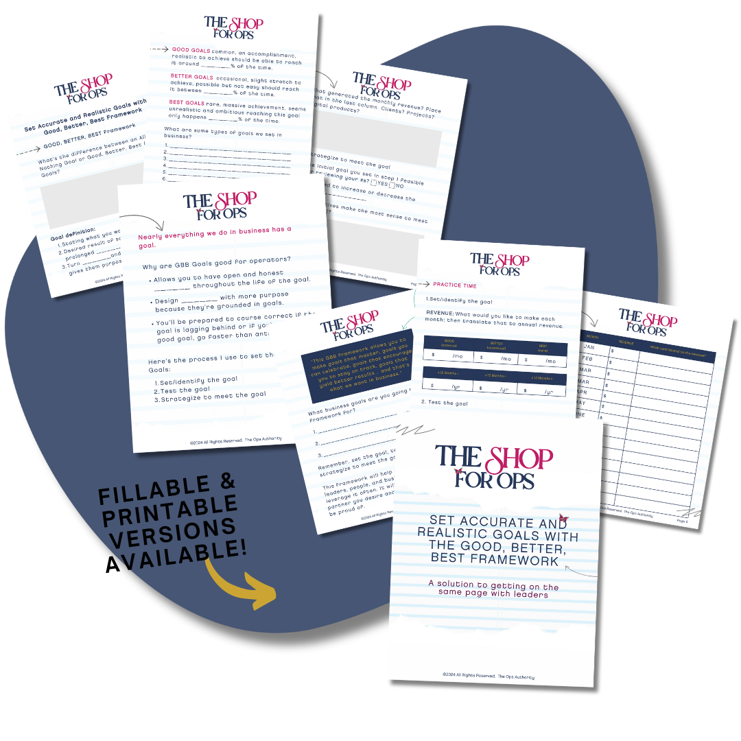 Set Accurate and Realistic Goals With The Good, Better, Best Framework
