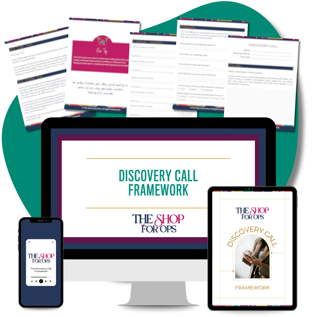 The Discovery Call Framework Product