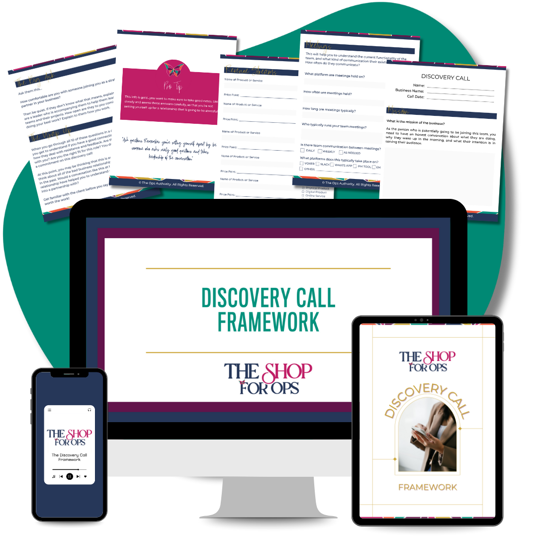 The Discovery Call Framework
