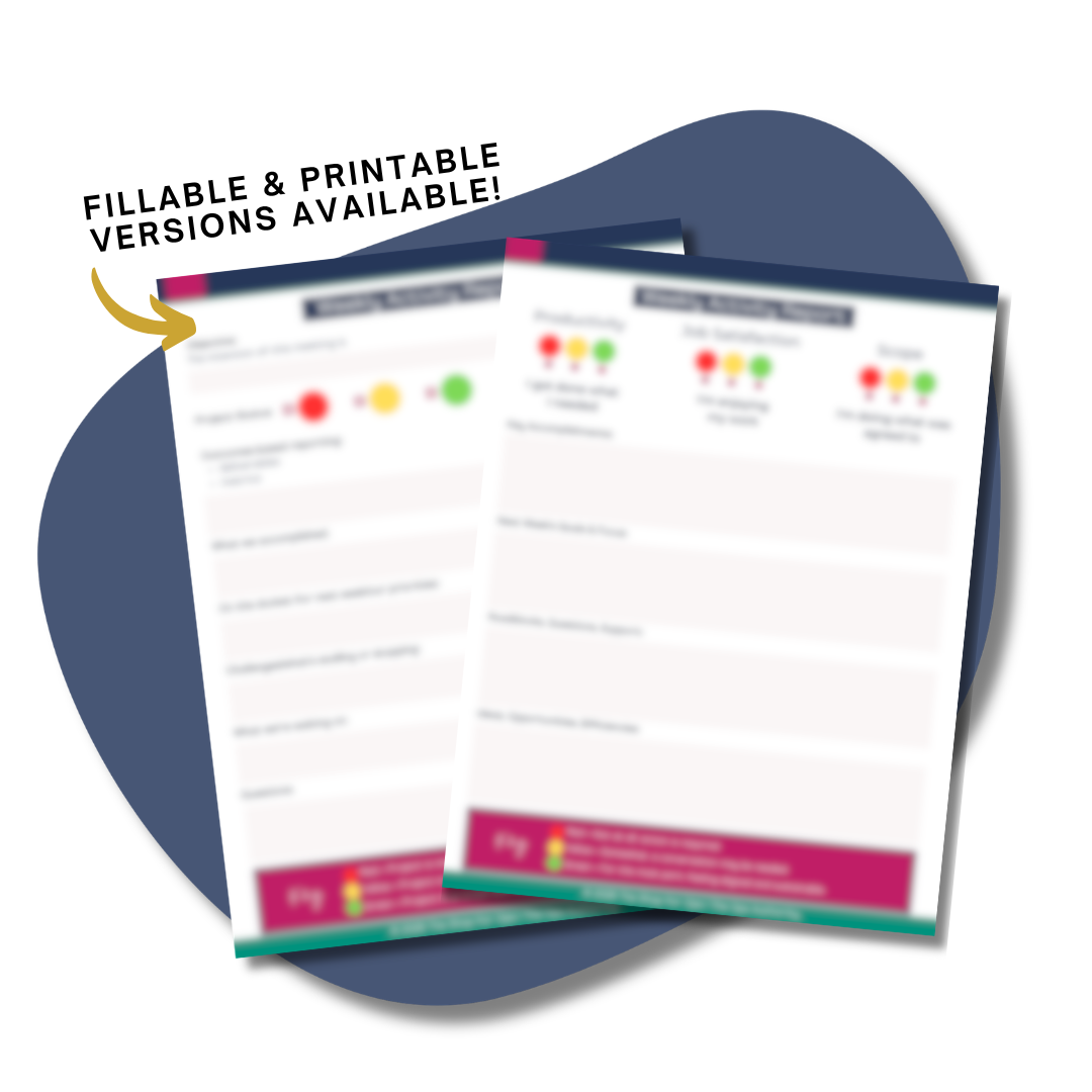 Weekly Activity Report Template